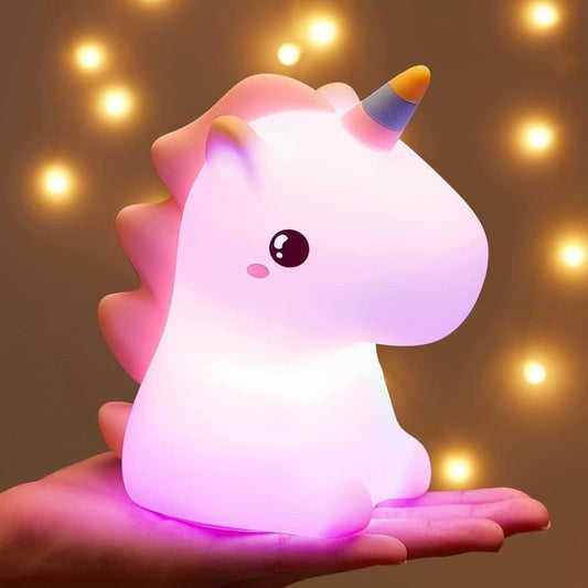 Silicone unicorn lamp