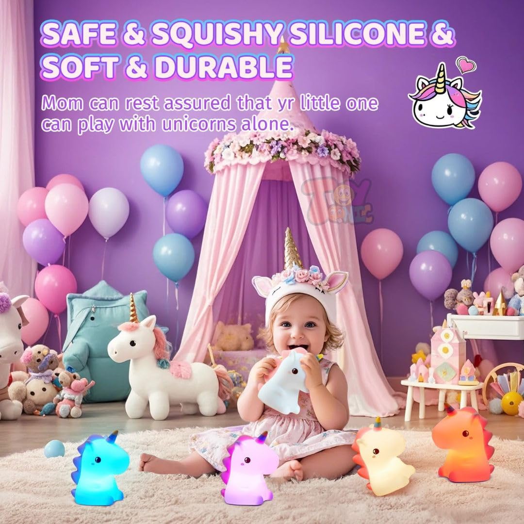 Silicone unicorn lamp