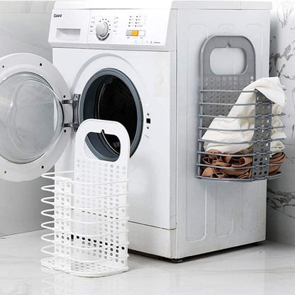 Wall Mounted Hanging Laundry Basket Toiletry Organization