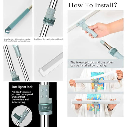 Rotating Bathroom Wiper