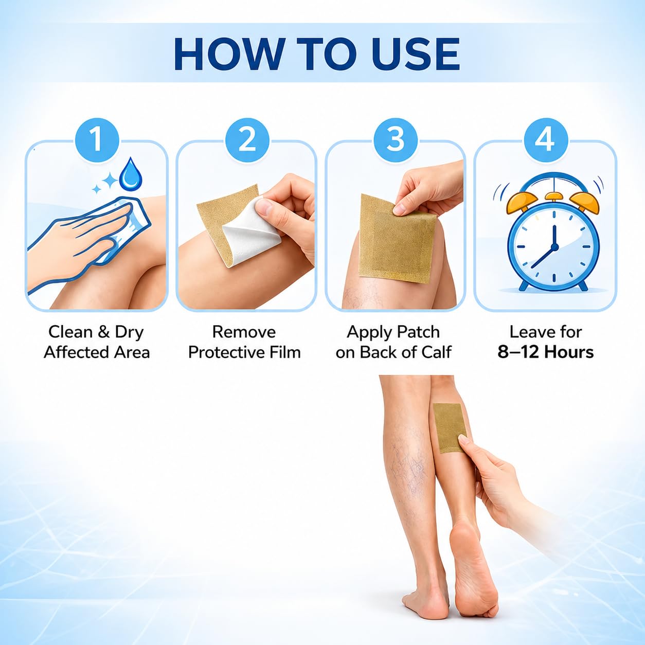 Varicose Veins Relief Patches (Pack of 1)