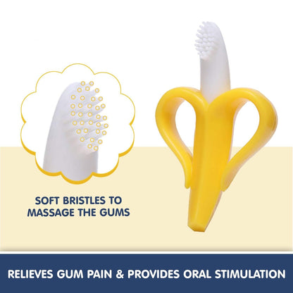 Silicone Baby Banana Toothbrush