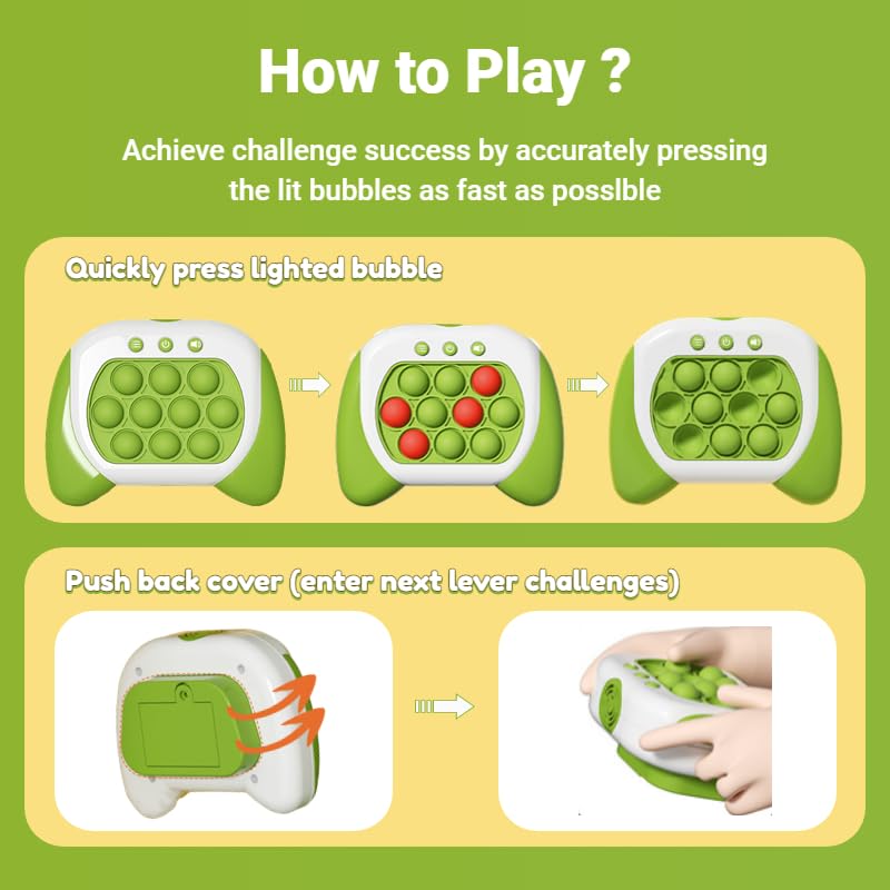 Stress Relief Sensory Pop It Toy for Kids and Adults